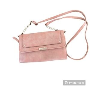 NICOLE MILLER PINK CROSSBODY PURSE